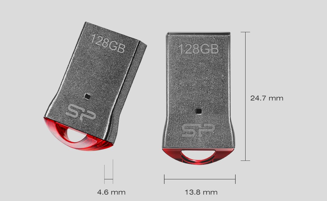 USB 32GB SILICON POWER Jewel J01 Titanium